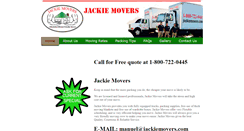 Desktop Screenshot of jackiemovers.com